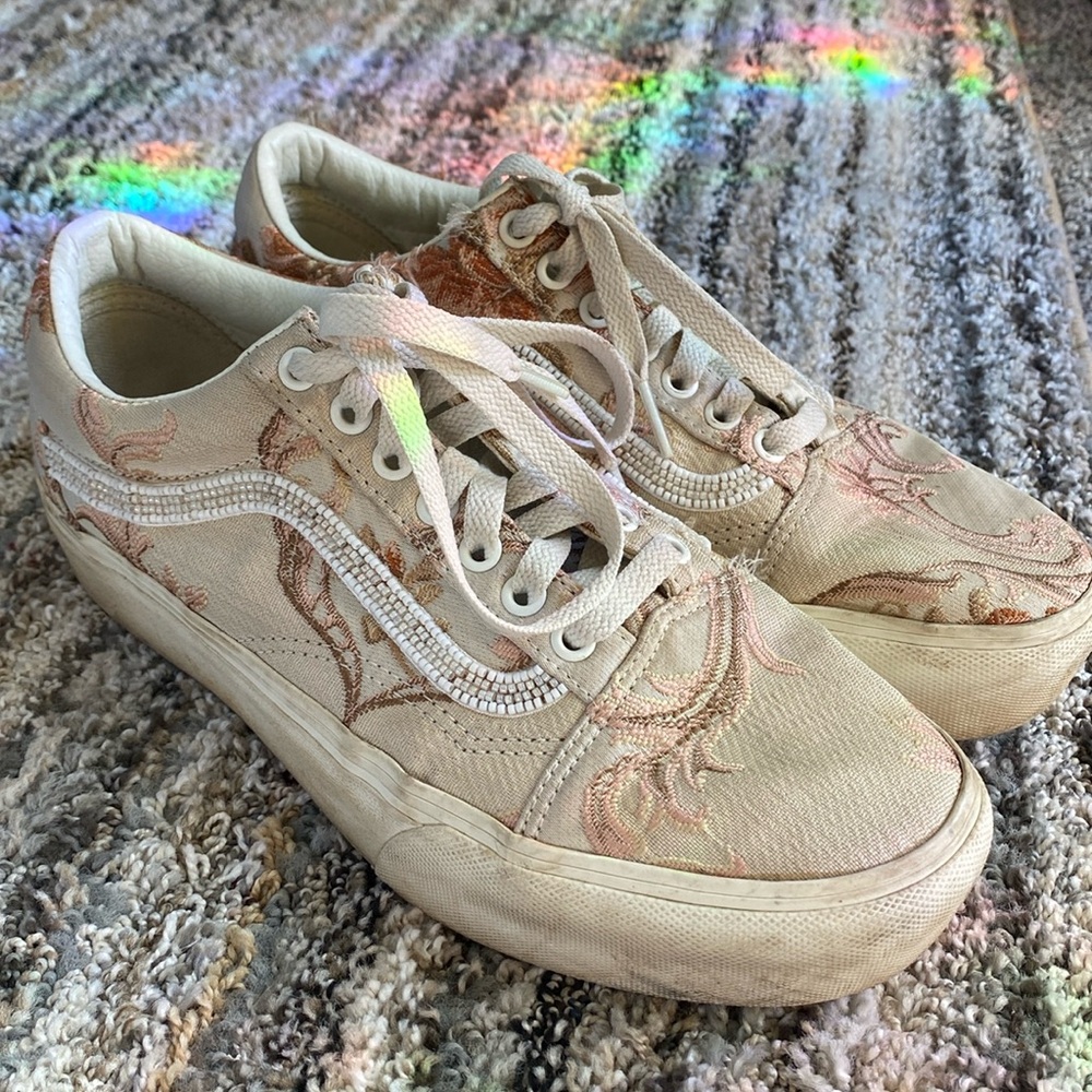Paisley Vans with Beads